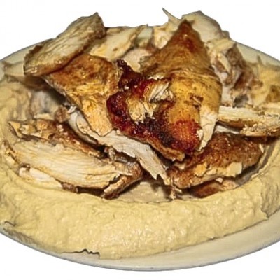 Hummus Chicken Shawarma