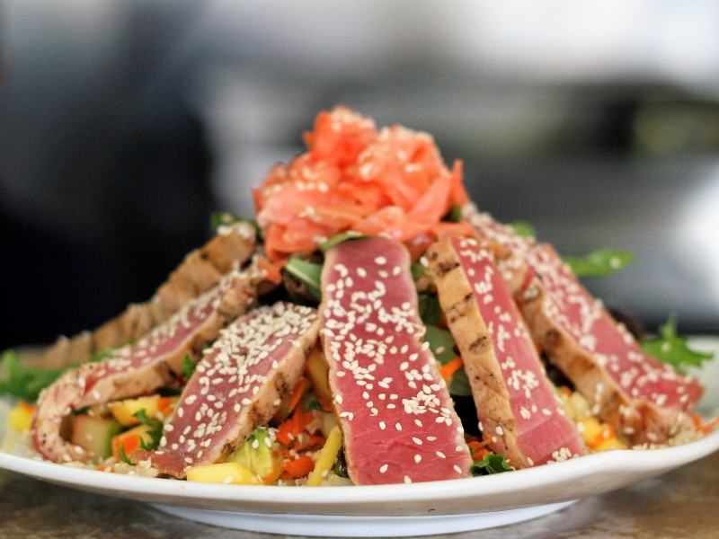 Grilled Ahi Tuna Salad