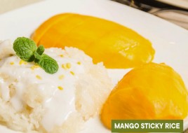 Coconut Sticky Rice with Mango