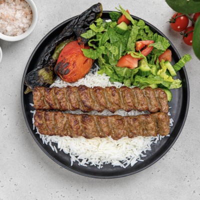 Beef Lule Kabob Plate