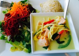 Salmon Green Curry Lunch