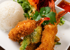 Sesame Shrimp Lunch
