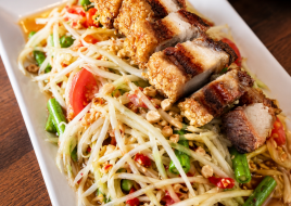 Papaya Salad Moo Krob