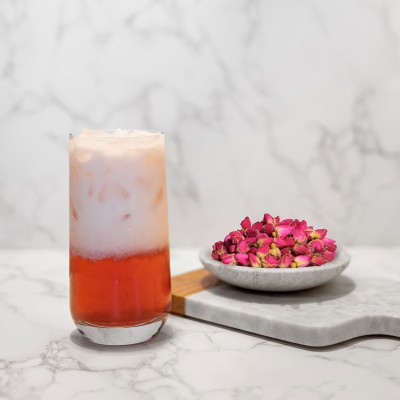 Rose Green Milk Tea 