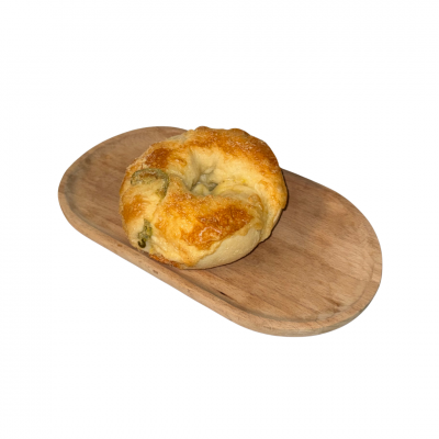 Jalapeno Cheddar Bagel