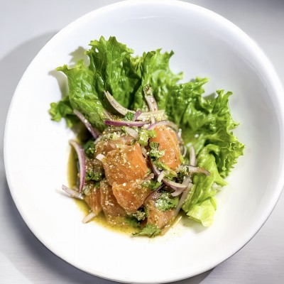 Larb Pla Salmon