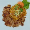 Garlic Noodle Beef Steak