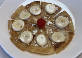 Roti with banana