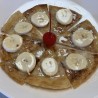 Roti with banana
