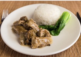  Beef Stew over rice