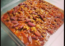 Bowl of Homemade Chili