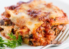 Eggplant Parmesan lasagna