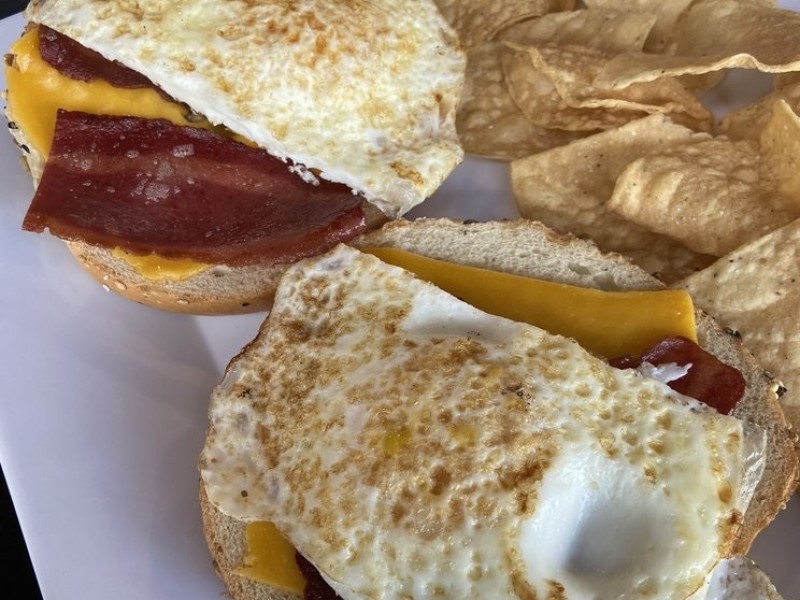 Breakfast Bagel Sandwich