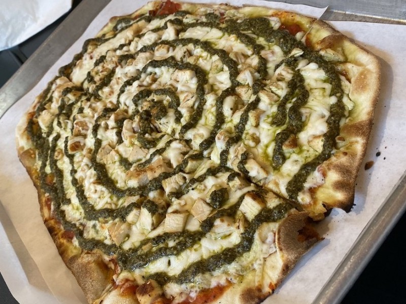 Chicken Pesto Pizza