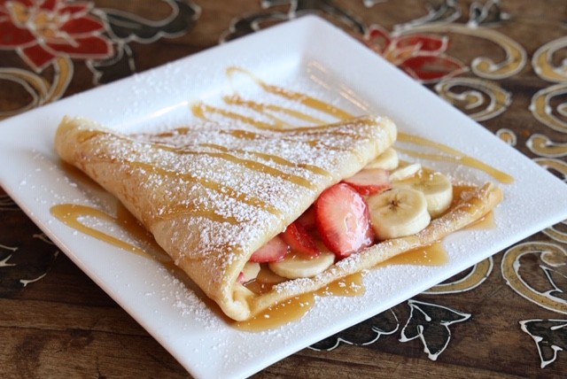 Strawberry Banana Crepe