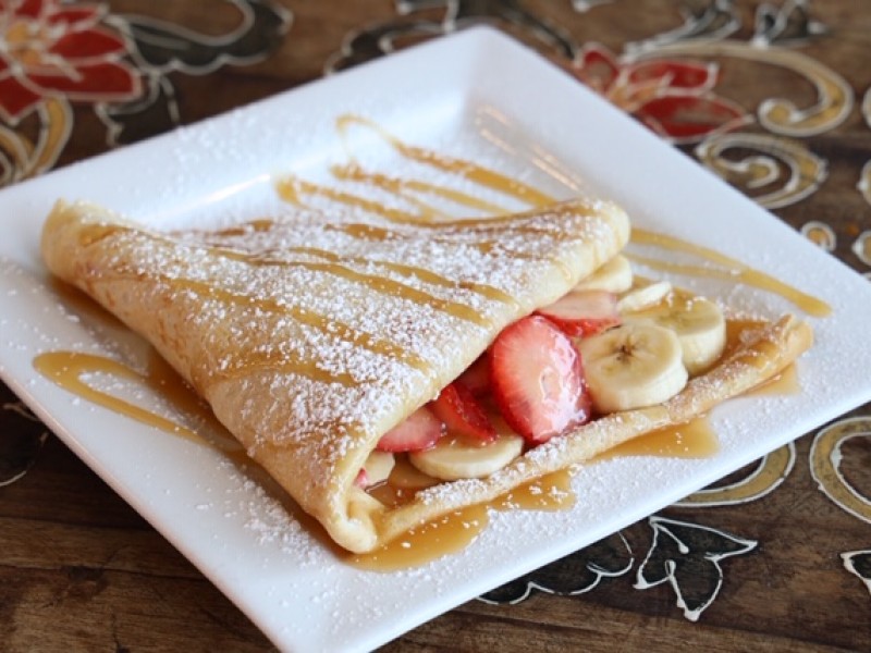 Strawberry Banana Crepe