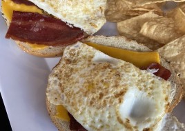 Breakfast Bagel Sandwich