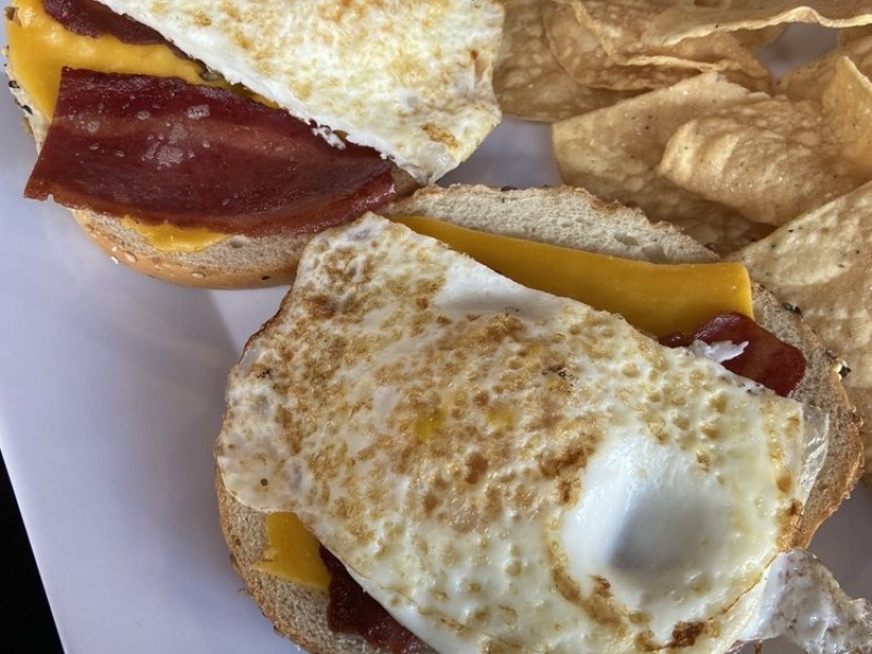 Breakfast Bagel Sandwich
