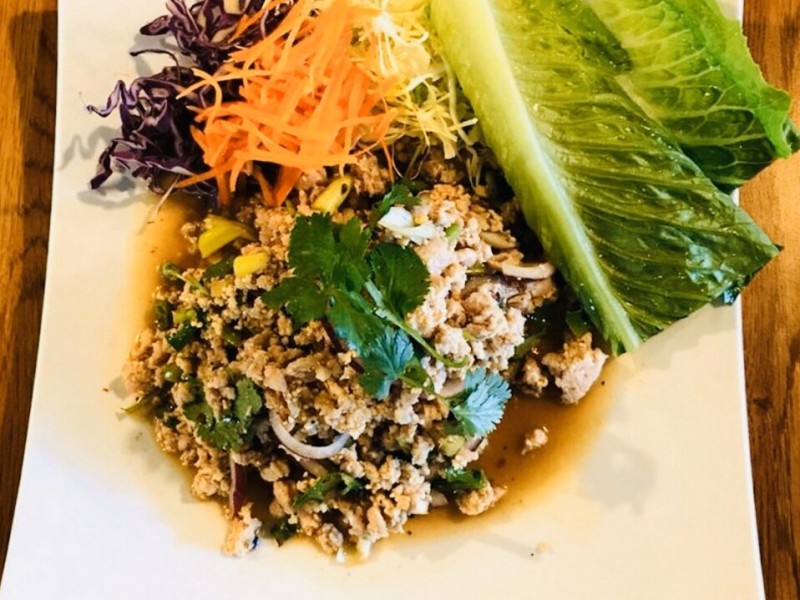 Larb (Chicken, Beef ($1), or Tofu)