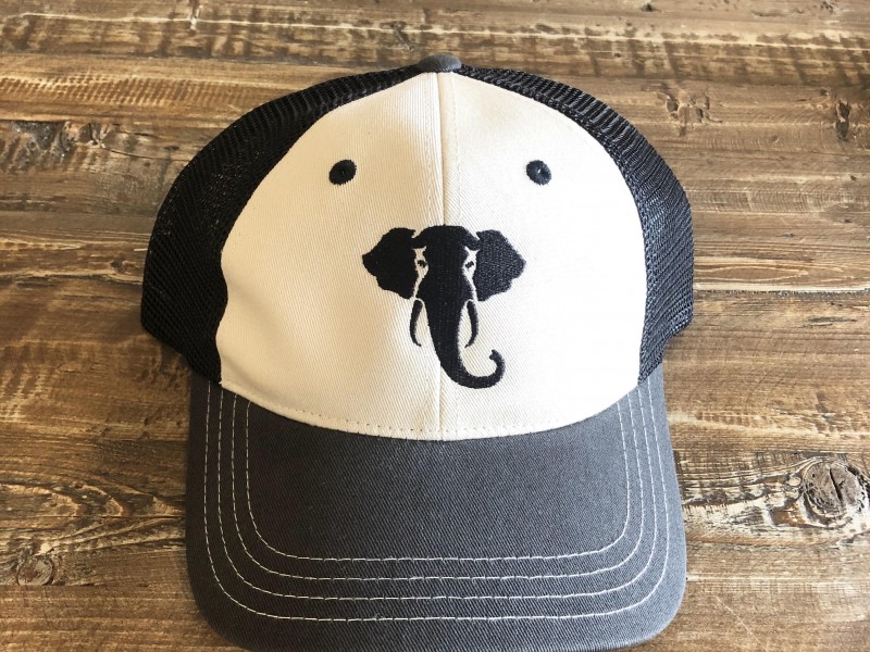 Trucker Hat/ Cream and Grey 