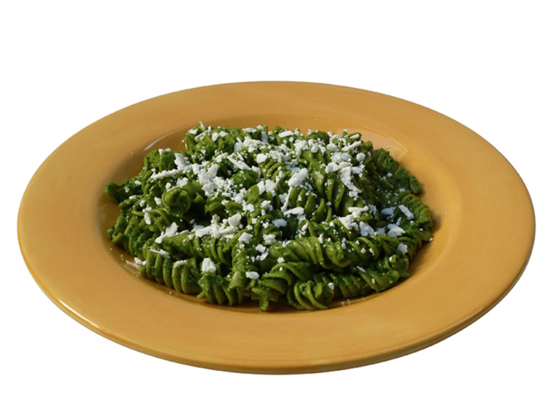 Spinach Pesto Feta Rotelli Pasta