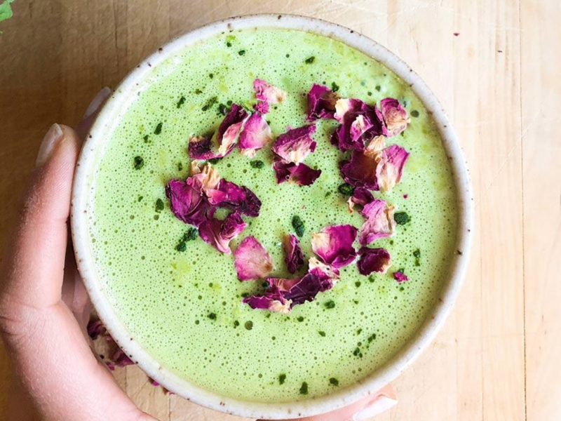 Matcha Rose Latte (Organic) 