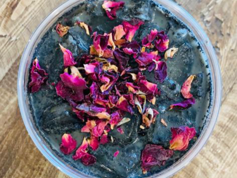 Charcoal Rose Latte 