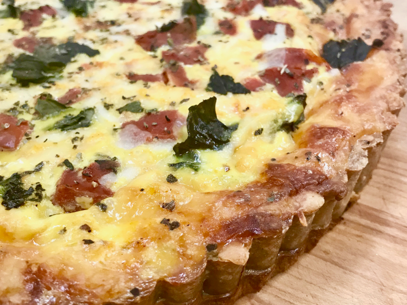 Roasted Tomato Basil Tart (gluten-free) AVAIL. ONLY SAT & SUN 