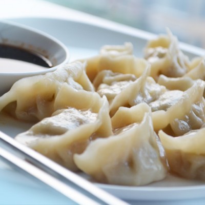 Steamed Chicken Dumplings (8)