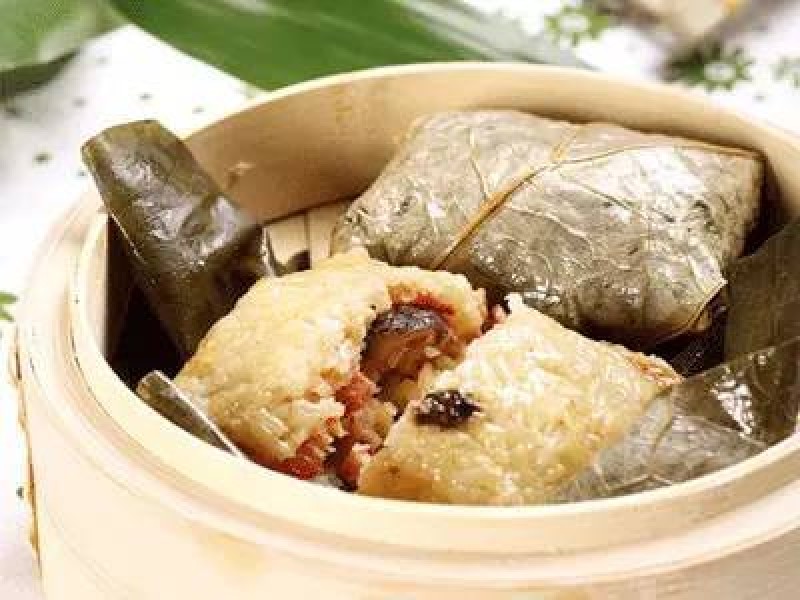 Sticky Rice wrapped  Lotus Leaf(2pcs)