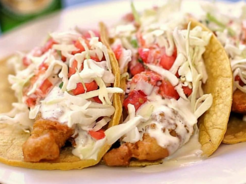 Baja Battered Fish Taco