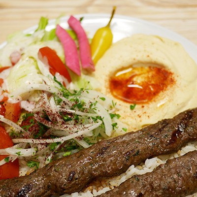 Kafta Kabab Plate