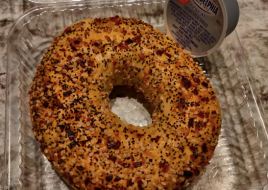 Everything Bagel with Cream Cheese