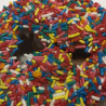 springkle chocolate cake donut