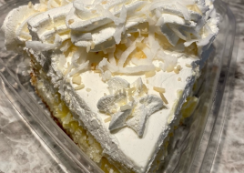 Pineapple Coconut Cake Slice
