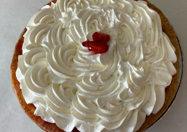 Fresh Strawberry Whipped Cream Pie
