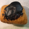 Paczki - Custard with chocolate top