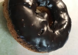 Chocolate cake donut