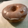 Vanilla glazed donut