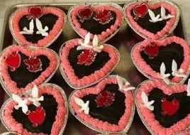 Heart shaped cake (gluten free)