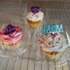 yellow cup cake (decorate each)