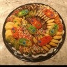 Christmas round cookie tray 