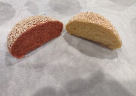 Color hamburger bun (preservative free) (ea)