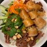 V4: Vermicelli BBQ Pork and Egg Rolls 