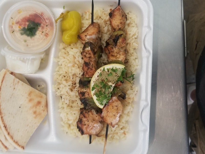Chicken Kabob Plate