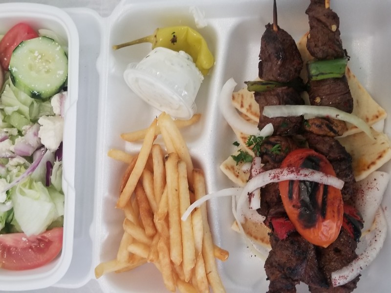 Beef Kabob Plate