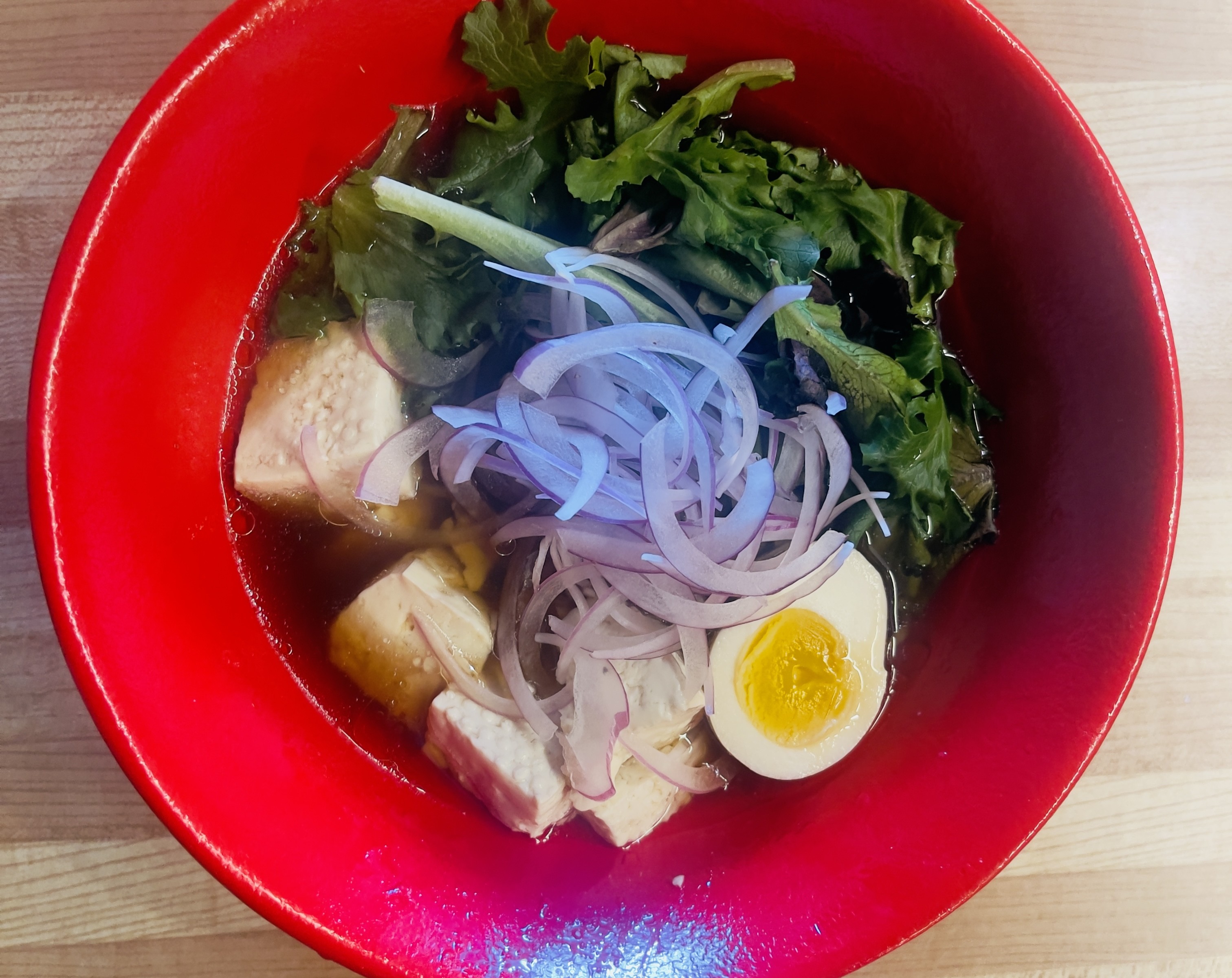 Popeye Ramen (Vegetarian)