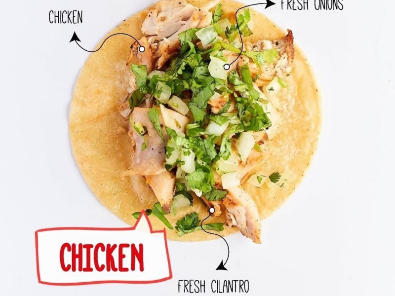 Single Chicken Taco