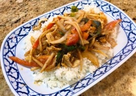 Bamboo Chicken Over Rice