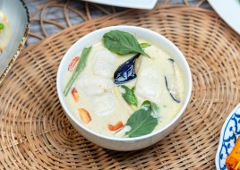 Fish and Eggplant Green Curry